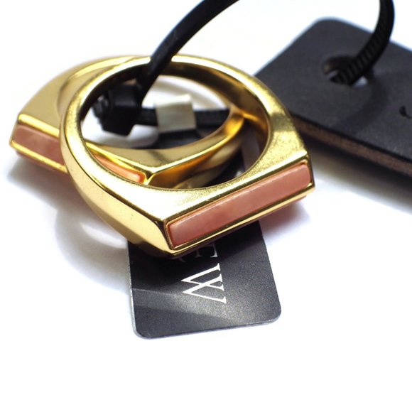 New J. Crew Semiprecious Stone Triangle-Prism Rings Set SZ 8 - Picture 7 of 11